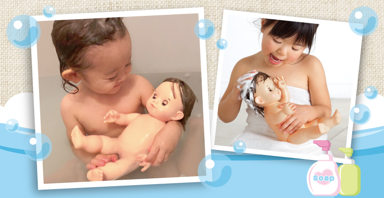 お風呂もいっしょよ♡ぽぽちゃん | ぽぽちゃん-人形 | 乳幼児