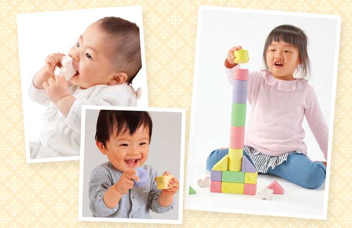 お米のどうぶつつみき いろどり - 純国産お米のおもちゃシリーズ | おもちゃ | 乳幼児玩具メーカー・ピープル